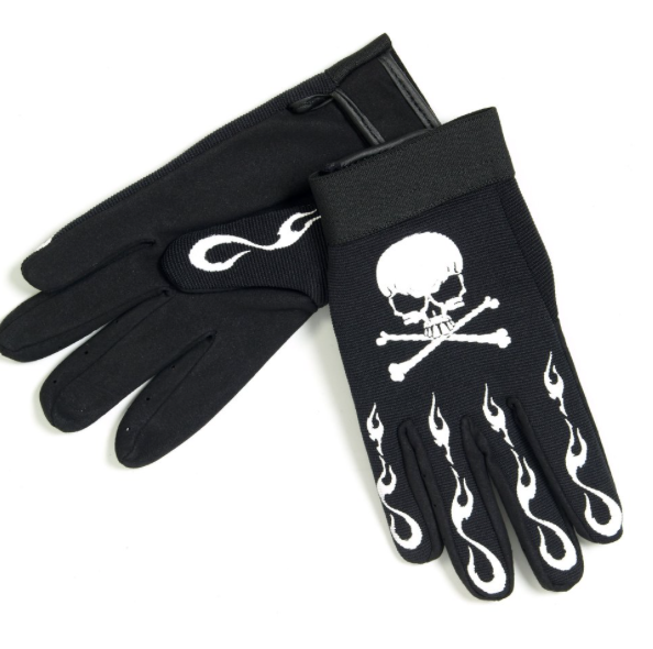 Skull & Crossbones Mechanics Gloves